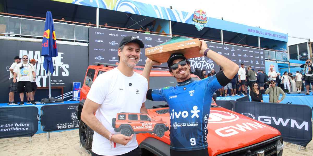 GWM Entrega Tank 300 Flex ao Campeão do VIVO Rio Pro 2026